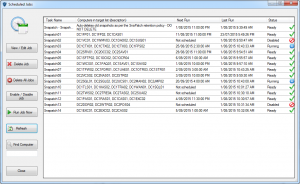 SnaPatch Patch Management Software Schedule Window