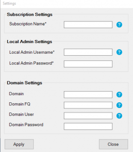 Azure VM deployment tool step 12