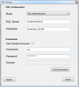 SnaPatch Patch Management Software Database Window