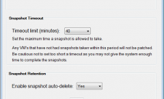 SnaPatch Patch Management Software General Settings Window