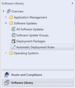 SCCM Software Library