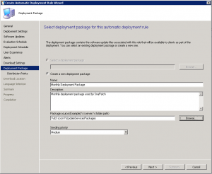 SCCM Auto Deployment