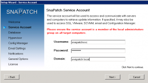 SnaPatch Install