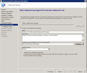 SCCM ADR Deployment Package