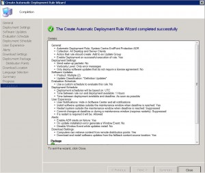 SCCM SCEP Antivirus definitions