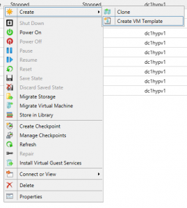 HyperV Create VM Template