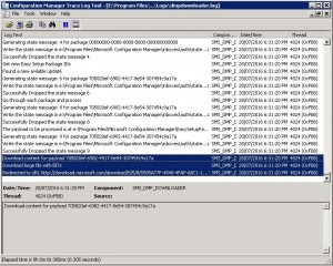 SCCM 1606 downloading dpmdownloaderlog