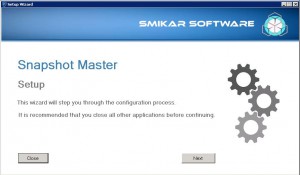 Snapshot Master Configuration 1