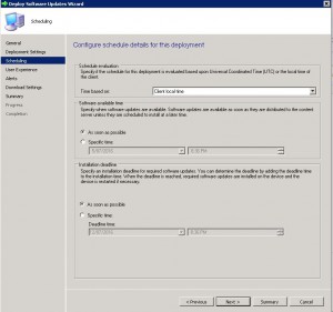 SCCM Zero Day Exploit Schedule Tab