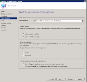 SCCM Zero Day Exploit User Experience Tab