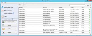 Schedule VMware Snapshot Job Status