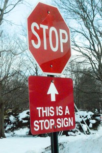 STOP SIGN