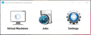 Azure Scheduler Console Screen