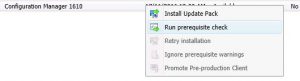 sccm 1610 prerequisite check