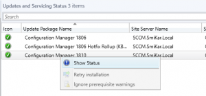 Sccm 1810 Upgrade Show Status