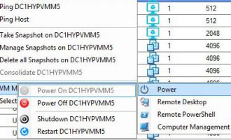 SnapShot Master Right Click Menu Single VM