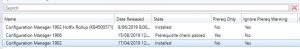 SCCM 1906 checking prerequisites passed