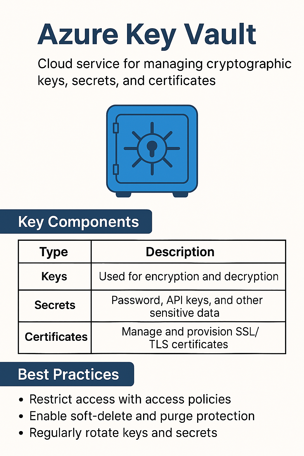 Azure Key Vault Overview Azure Key Vault Overview
