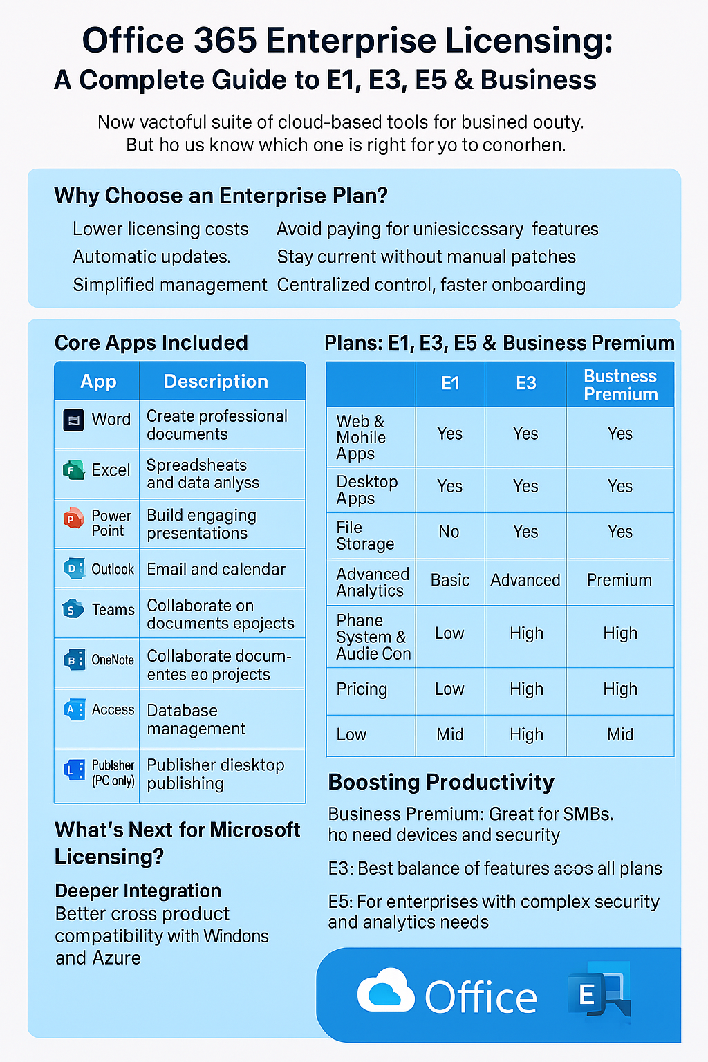 Office 365 Licensing Overview Office 365 Licensing Overview
